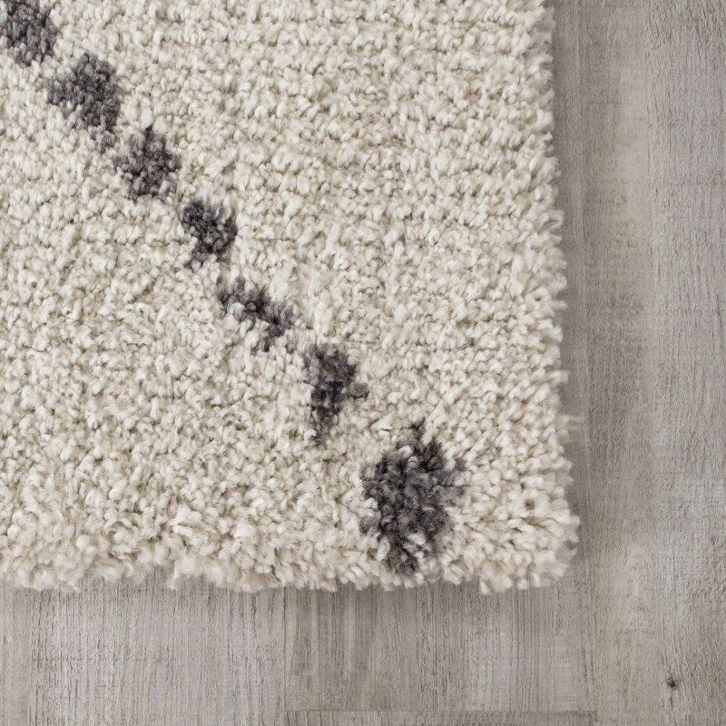 Corrigan Studio® Jakylin Geometric Cream/Gray Area Rug & Reviews Wayfair